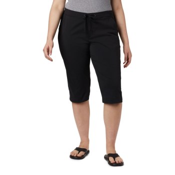 Columbia Anytime Outdoor Capri Plus Sizes, Pantalones Negros Para Mujer | 467082-UOM